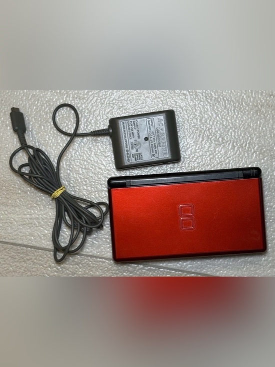 Nintendo Other - Nintendo DS Lite Crimson Handheld System - Red / Black w/ Charger READ